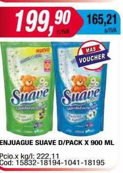 Maxiconsumo Enjuague suave d pack oferta