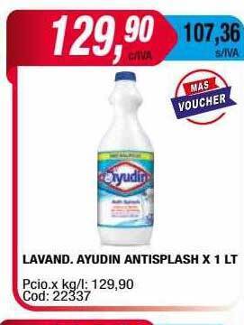 Maxiconsumo Lavand. ayudin antisplash oferta