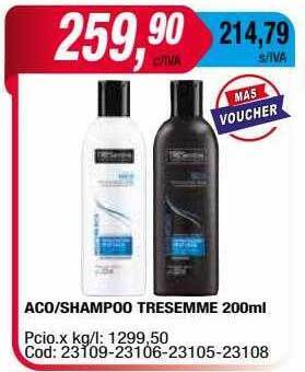 Maxiconsumo Aco shampoo tresemme oferta