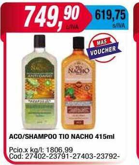 Maxiconsumo Aco shampoo tio nacho oferta