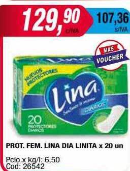 Maxiconsumo Prot. fem. lina dia linita oferta