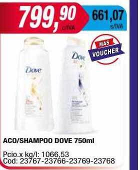 Maxiconsumo Aco shampoo dove oferta