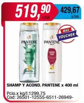 Maxiconsumo Shamp y acond pantene oferta