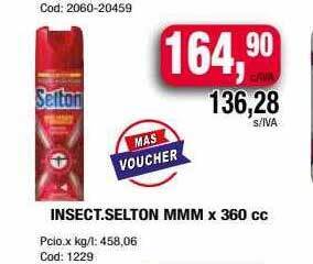 Maxiconsumo Insect. selton mmm oferta