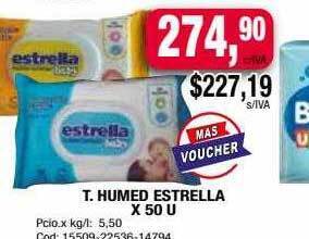 Maxiconsumo T. humed estrella oferta