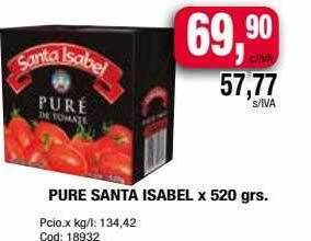 Maxiconsumo Pure santa isabel oferta