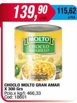 Maxiconsumo Choclo molto gran amar oferta