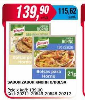 Maxiconsumo Saborizador knorr c bolsa oferta