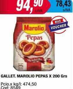 Maxiconsumo Gallet. marolio pepas oferta
