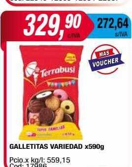 Maxiconsumo Galletitas variedad oferta