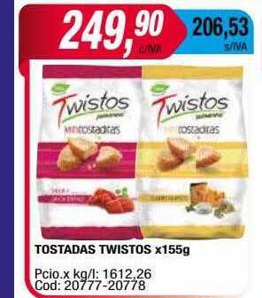 Maxiconsumo Tostadas twistos oferta