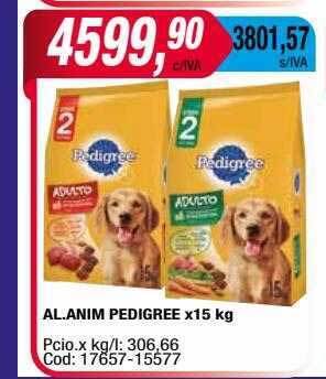 Maxiconsumo Al. anim pedigree oferta