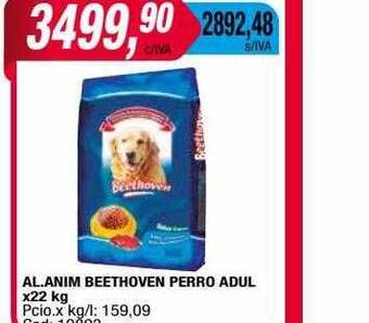 Maxiconsumo Al. anim beethoven perro adul oferta