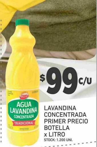 Supermercados Malambo Lavandina concentrada primer precio botella oferta