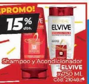 Diarco Shampoo y acondicionador elvive oferta
