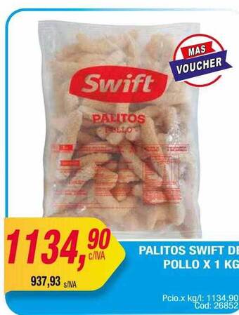 Maxiconsumo Palitos swift de pollo oferta