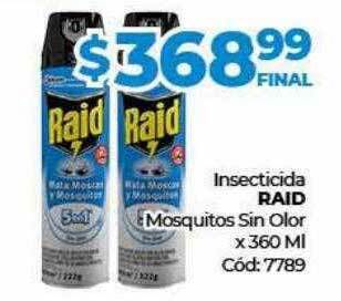 Diarco Insecticida raid mosquitos sin olor oferta