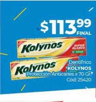 Diarco Dentifrico kolynos protección anticaries oferta