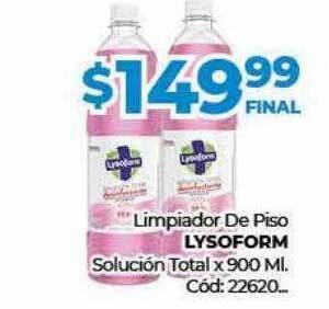 Diarco Limpiador de piso lysoform solución total oferta