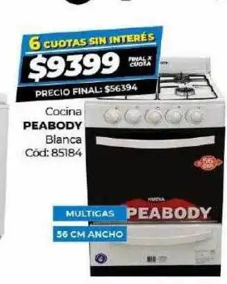 Diarco Cocina peabody blanca oferta