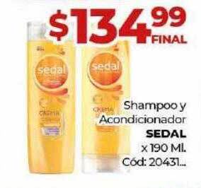 Diarco Shampoo y acondicionador sedal oferta