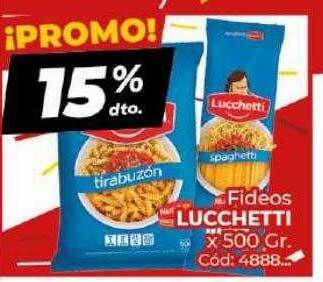 Diarco Fideos lucchetti oferta
