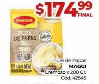 Diarco Puré de papas maggi cremoso oferta
