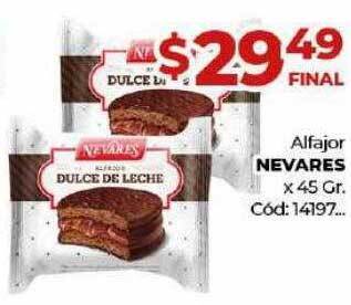 Diarco Alfajor nevares oferta