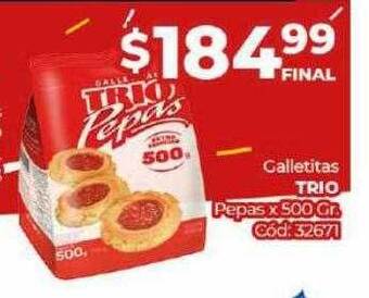 Diarco Galletitas trio pepas oferta