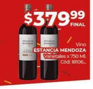 Diarco Vino estancia mendoza varietales oferta