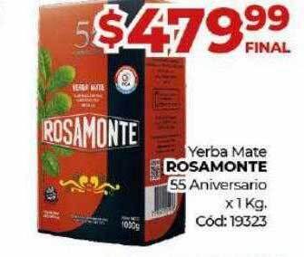 Diarco Yerba mate rosamonte 55 aniversario oferta