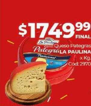 Diarco Queso pategras la paulina oferta