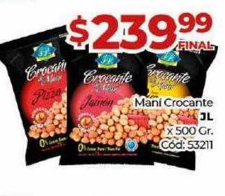 Diarco Maní crocante jl oferta