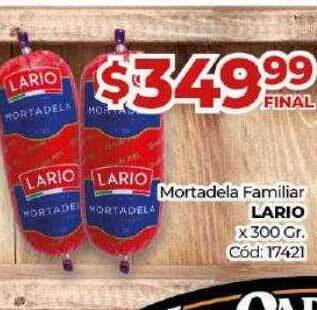 Diarco Mortadela familiar lario oferta