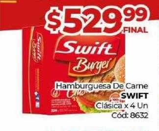 Diarco Hamburguesa de carne swift oferta