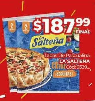 Diarco Tapas de pascualina la salteña oferta