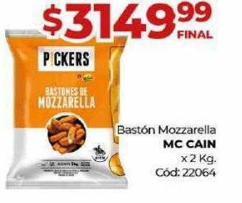 Diarco Bastón mozzarella mc cain oferta