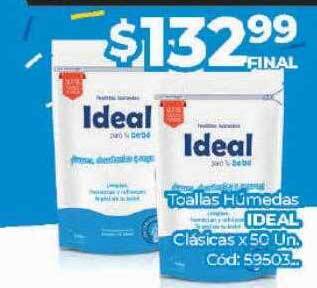 Diarco Toallas humedas ideal clásicas oferta