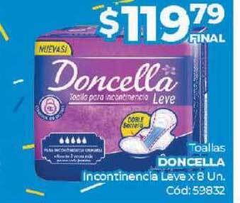 Diarco Toallas doncella incontinencia leve oferta