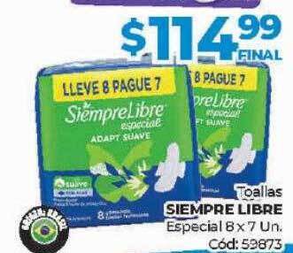 Diarco Toallas siempre libre especial oferta