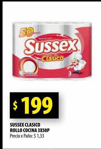 Punto Mayorista Sussex clasico rollo cocina oferta