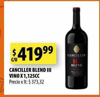 Punto Mayorista Canciller blend iii vino oferta