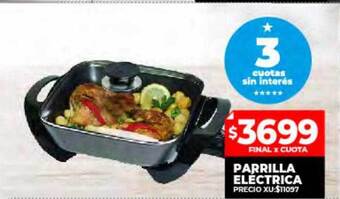 Supermayorista Vital Parrilla eléctrica oferta