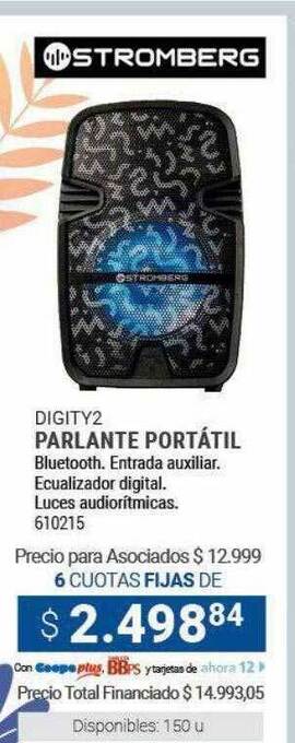 Cooperativa Obrera Digity2 parlante portátil stromberg oferta