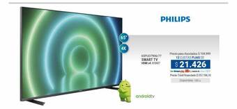 Cooperativa Obrera Philips 65pud7906 77 smart tv oferta