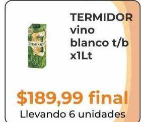 Pasos Supermercado Termidor vino blanco t-b oferta