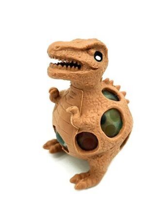 El Mundo del Juguete Muñeco dinosaurio squishy t-rex marron apretable original oferta