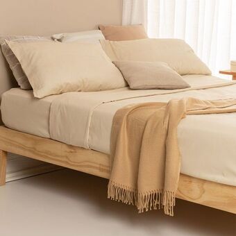 Arredo Juego de sábanas extra queen size liso colores oferta