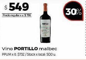 Disco Vino portillo 750ml oferta