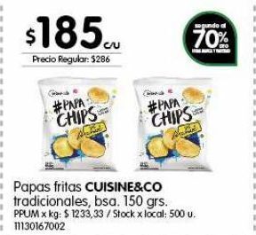 Jumbo Papas fritas cuisine & co. 150g oferta